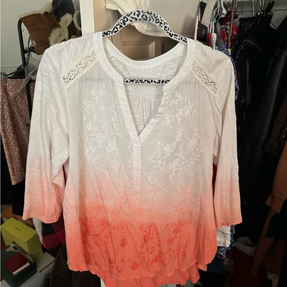 100% ombré cotton top